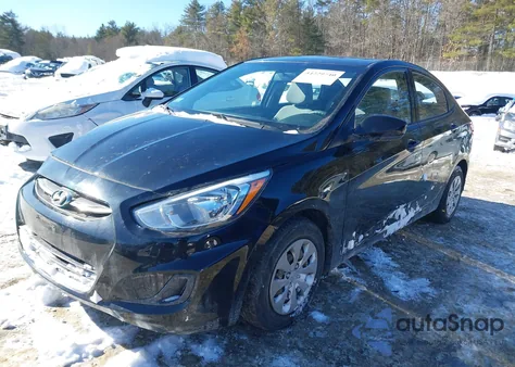 2016 Hyundai Accent Se из США, поврежденный, VIN KMHCT4AEXGU049467